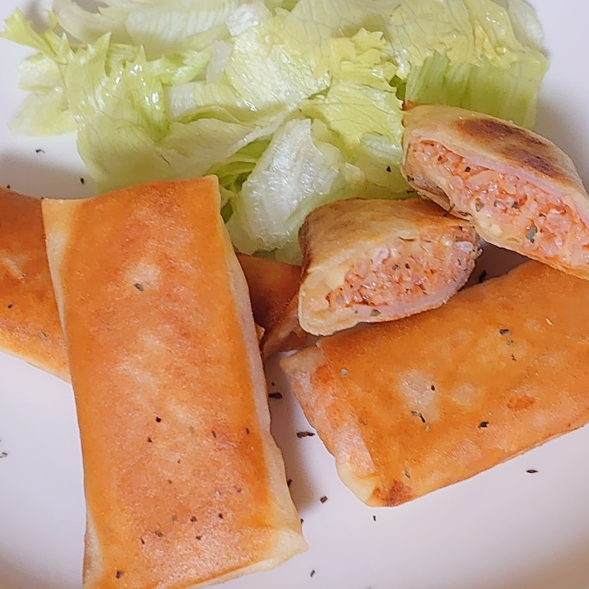 簡単 春巻きの皮でライスコロッケ風 レシピ 作り方 By おっさん5593 楽天レシピ